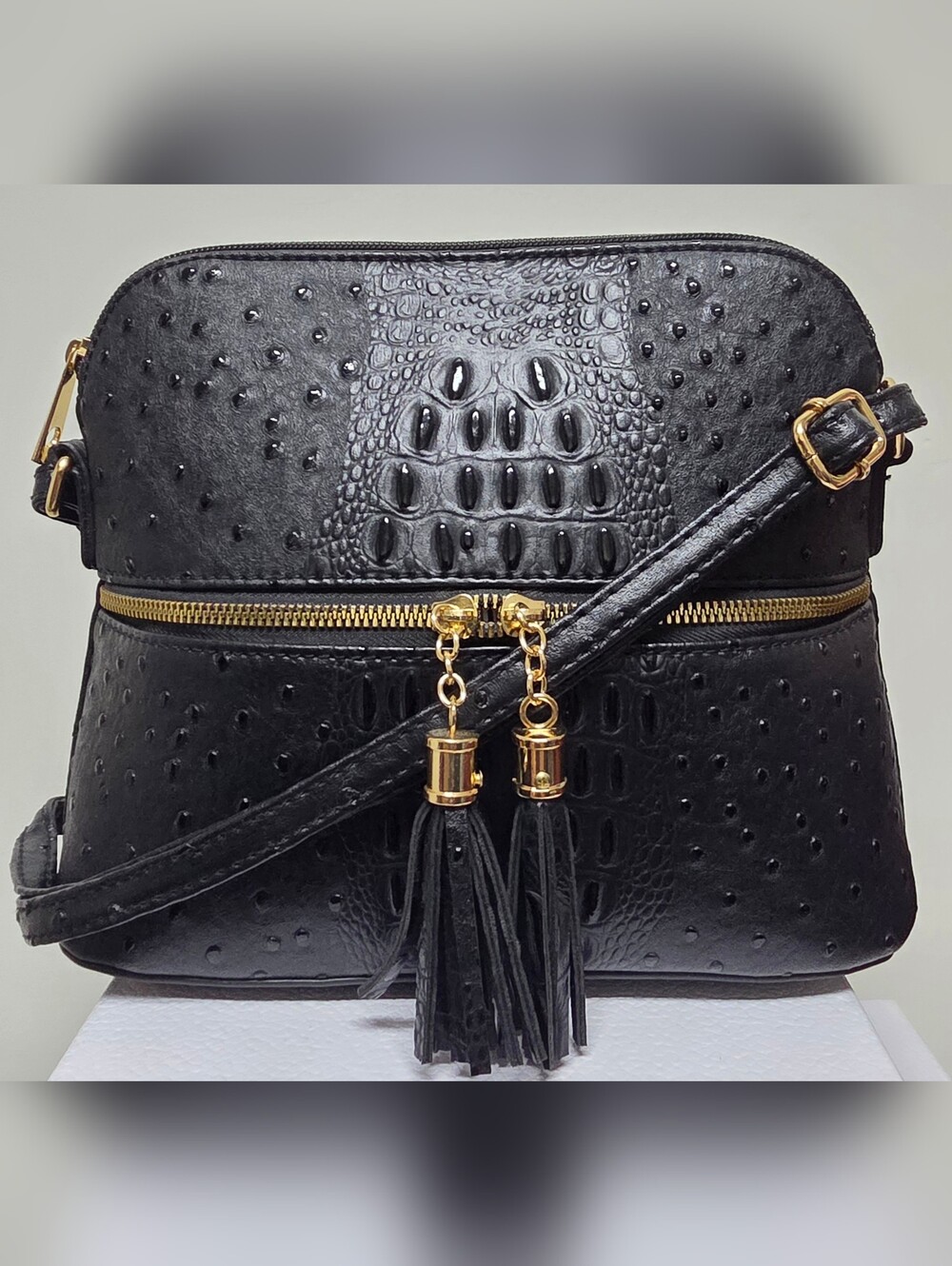 SG SUGU AM3031N Lunar Dome Crossbody Vegan Leather NEW